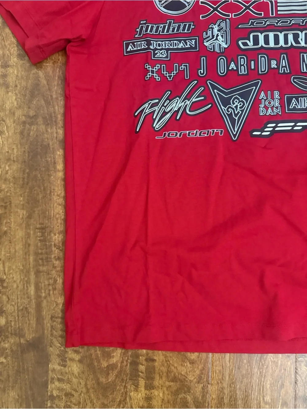 Jordan Men’s Red Graphic Logo Short Sleeve Tee